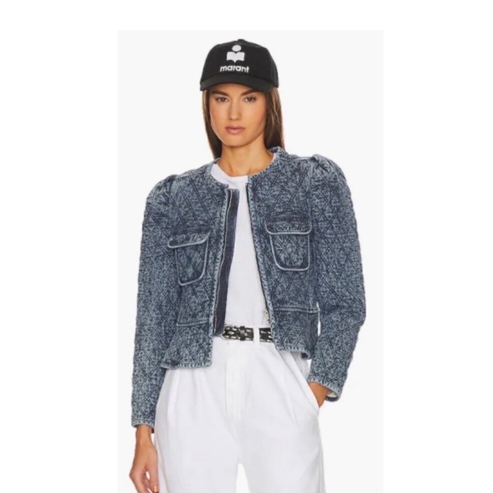 Isabel Marant Denim Quilted Jean Jacket - Picture 10 of 10